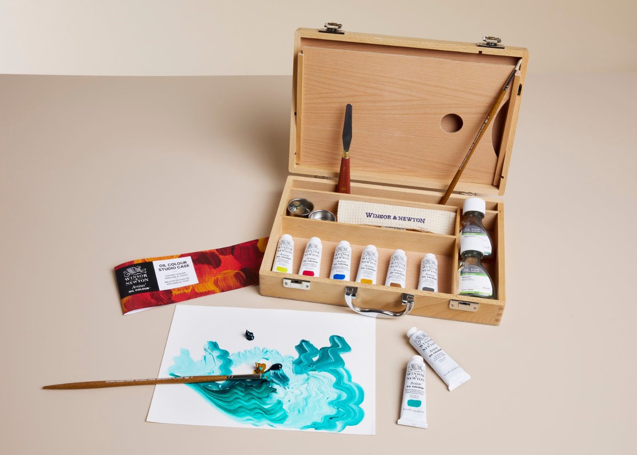 winsor newton oil set
