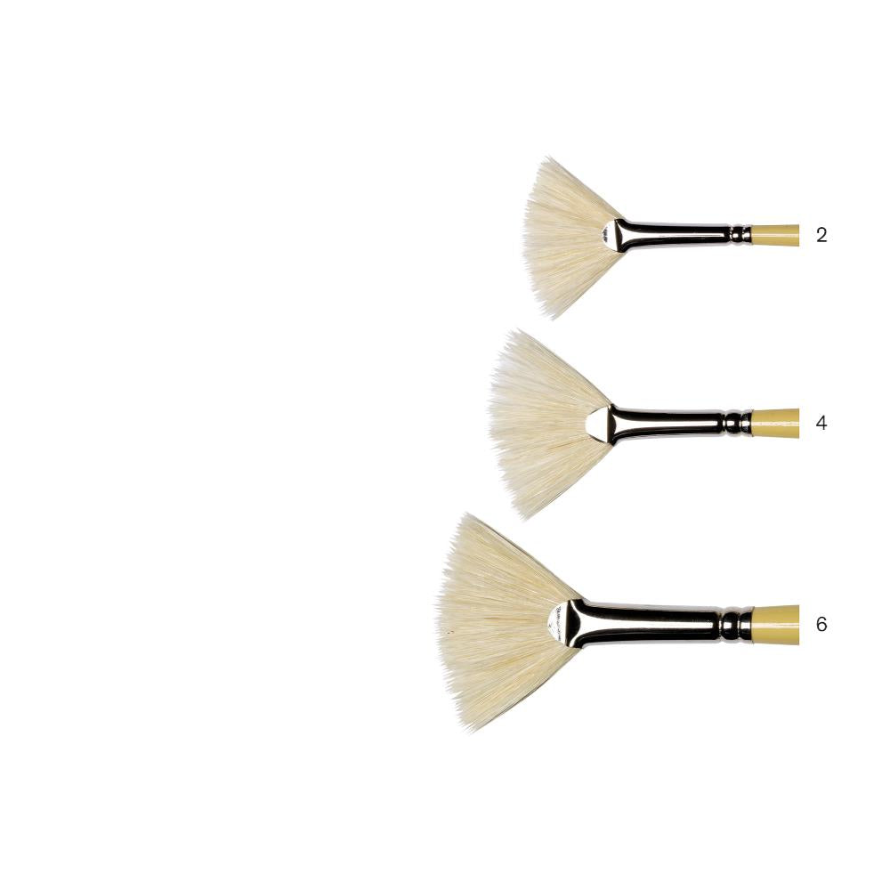 Winsor & Newton Artists Hog Fan Brush Size 06 - For Oil & Acrylic Painting