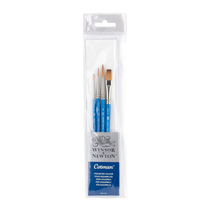 Cotman Short Handle Brush 4 Pack