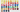 What are the primary colours in Winsor & Newton watercolour ranges?