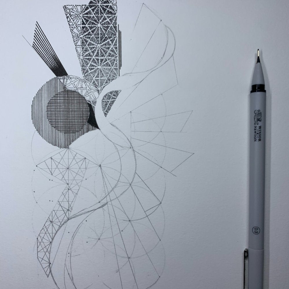 Refinement Line Drawing How to draw detailed lines and patterns in miniature scale using finel ...