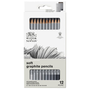 Studio Collection Graphite Pencil Soft x12 Tin Set