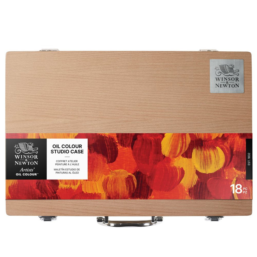 W&N ARTISTS' OIL COLOUR STUDIO CASE ROW [FRONT] 884955097847