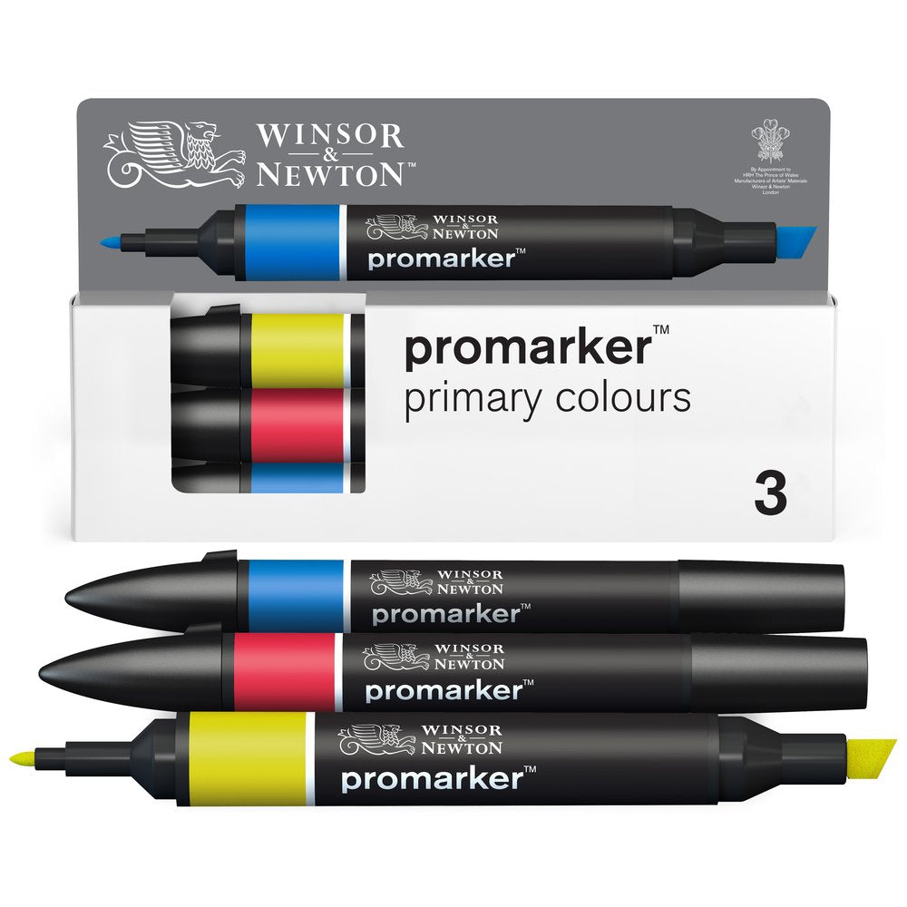 Promarker 3 Primary Colours Set – Winsor & Newton