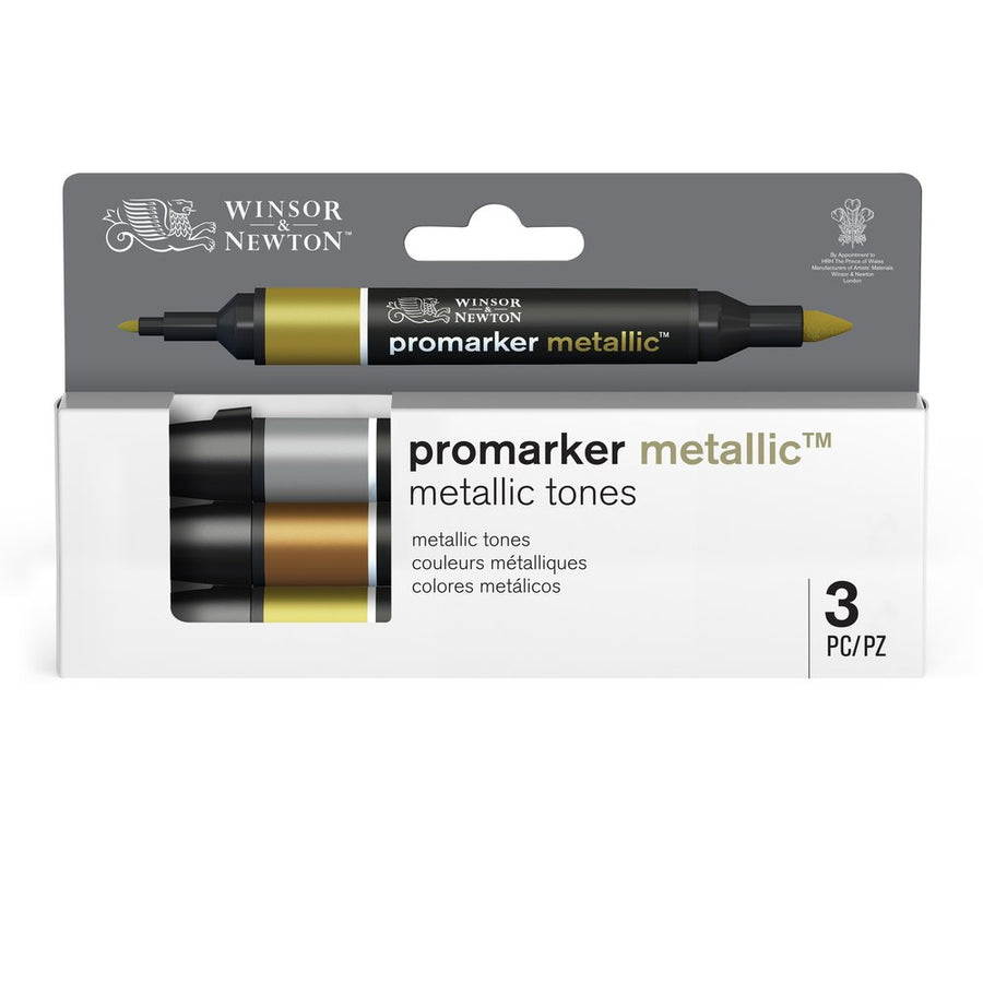 Promarker 3  Metallic Tones Set