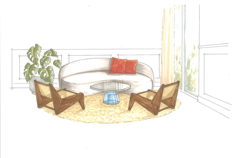 How to draw an interior design sketch – Winsor & Newton UK